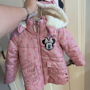 Disney Minnie Mouse Hooded Toddler Girls Coat